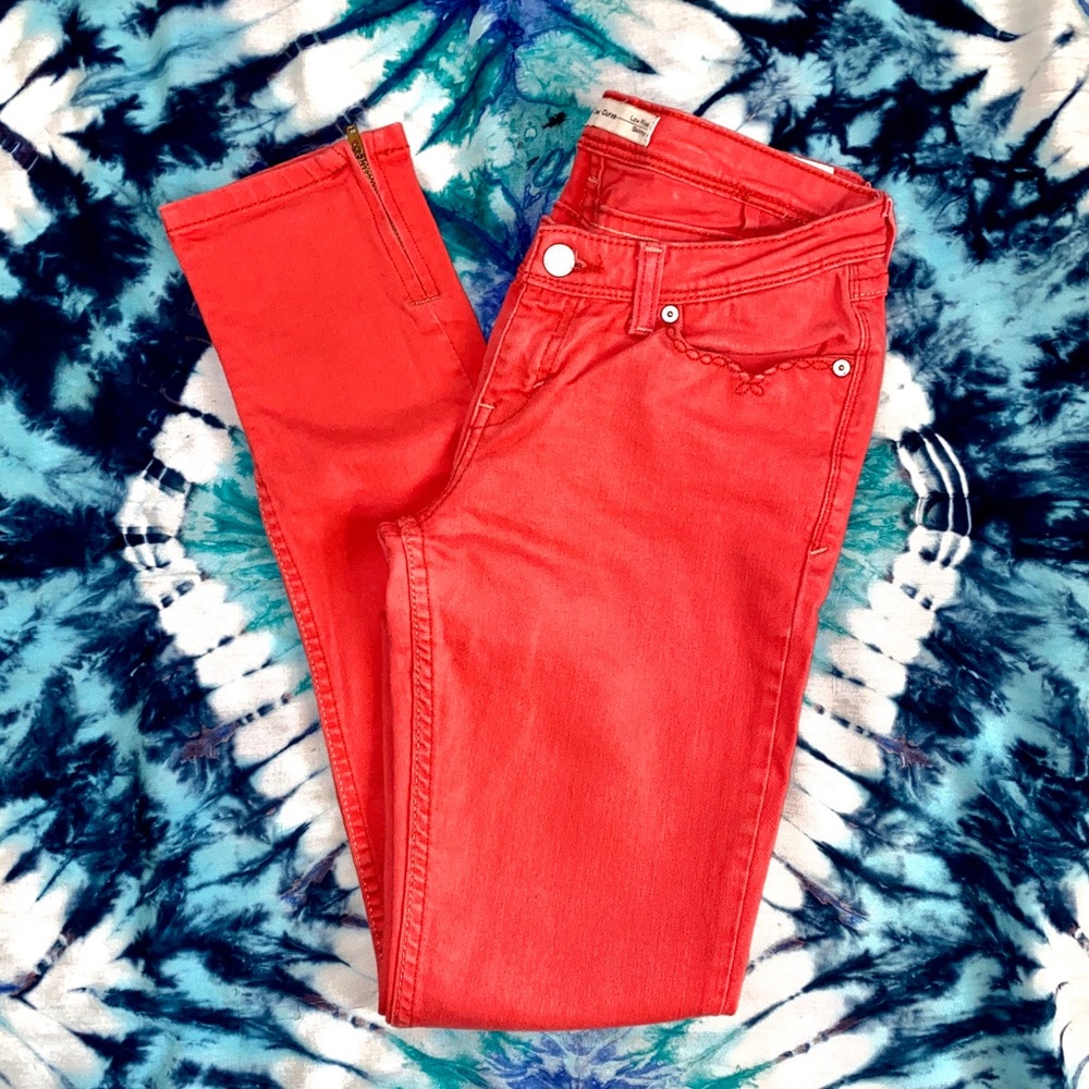 Levi Coral Skinny Jeans